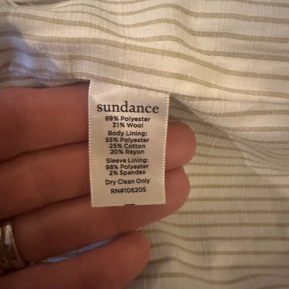 NWT Sundance Women's Teal Double-Breasted Pea Coat - Picture 5 of 6